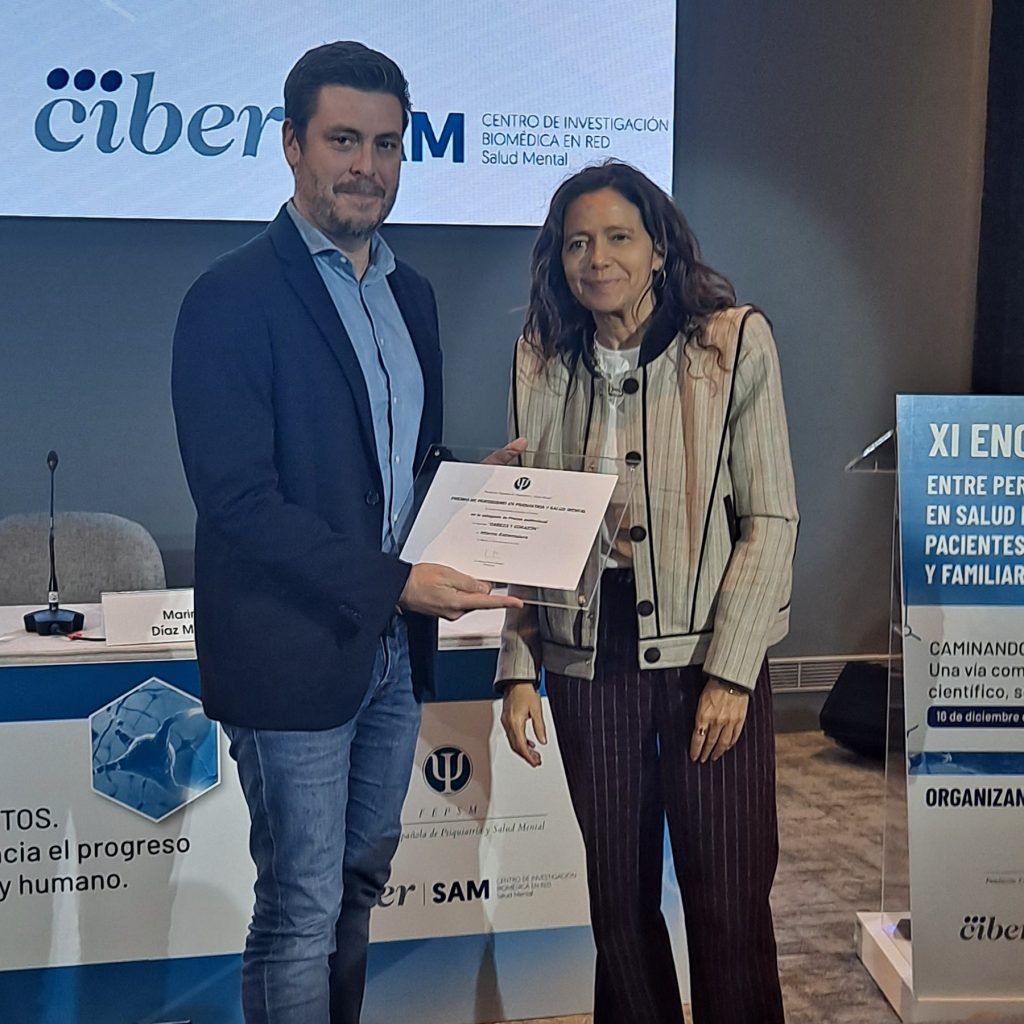 Javier García Padilla, director del programa Informe Extremadura y del reportaje “Cabeza y Corazón”, que ha ganado el I Premio FEPSM de Periodismo en Psiquiatría y Salud Mental en la categoría Audiovisual.