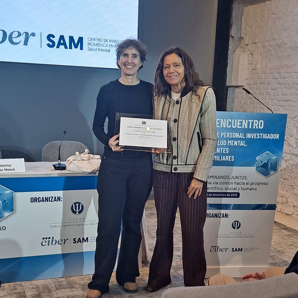 Laura G. de Rivera, autora del reportaje “El cannabis que se fuma hoy es tres veces más tóxico que hace una década”, ganadora del I Premio FEPSM de Periodismo en Psiquiatría y Salud Mental en la categoría Prensa escrita y digital.