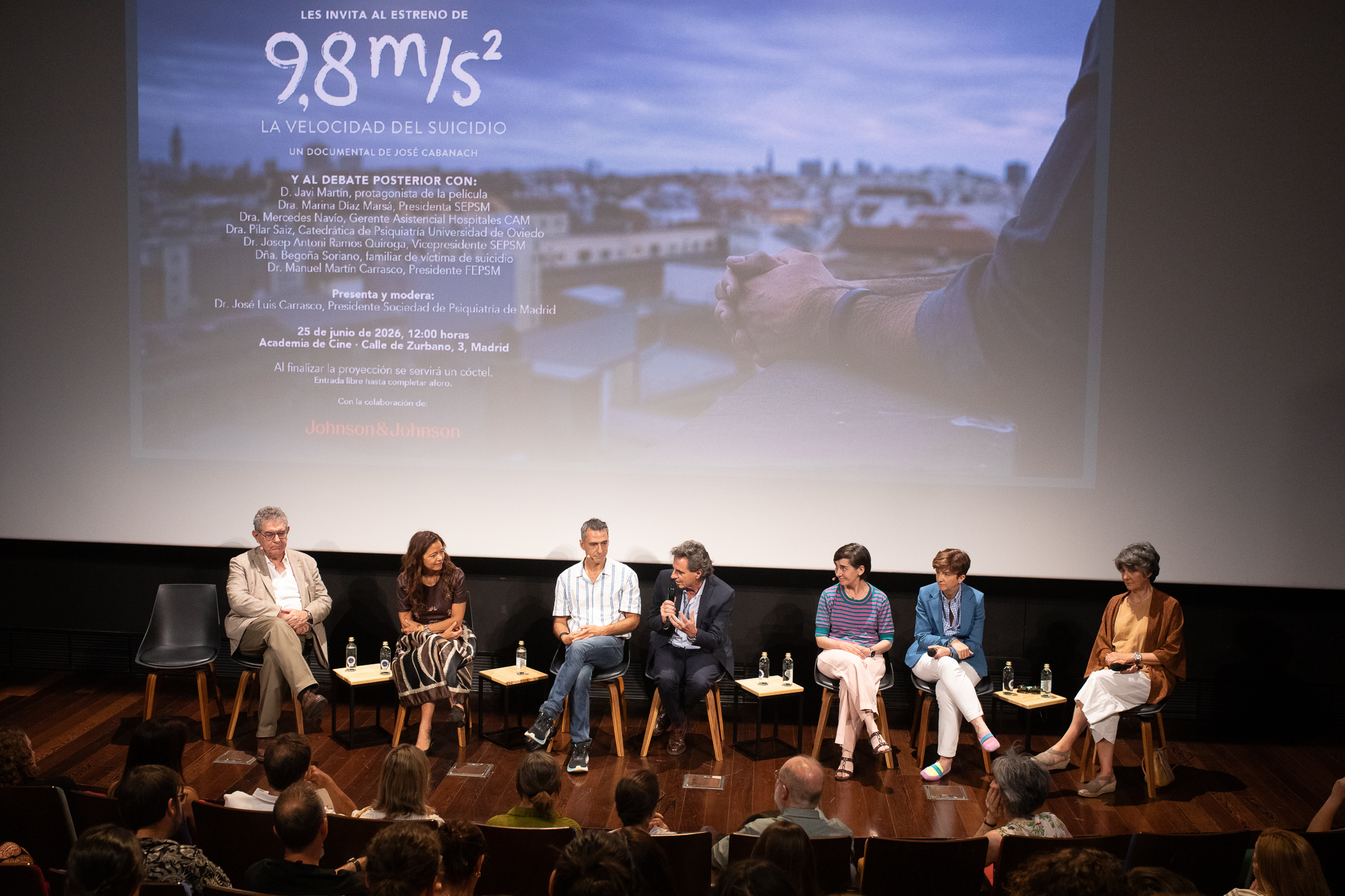 Debate tras la presentación de "9’8 m/s². La velocidad del suicidio"